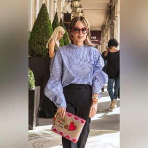 Silvia Tcherassi striped blouse sz M